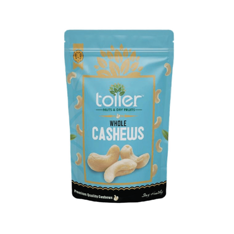 Toller Whole Cashew 250 Gram Premium Crunchy Plain Kaju | Low Sodium, Oil Free (Pack of 1)…