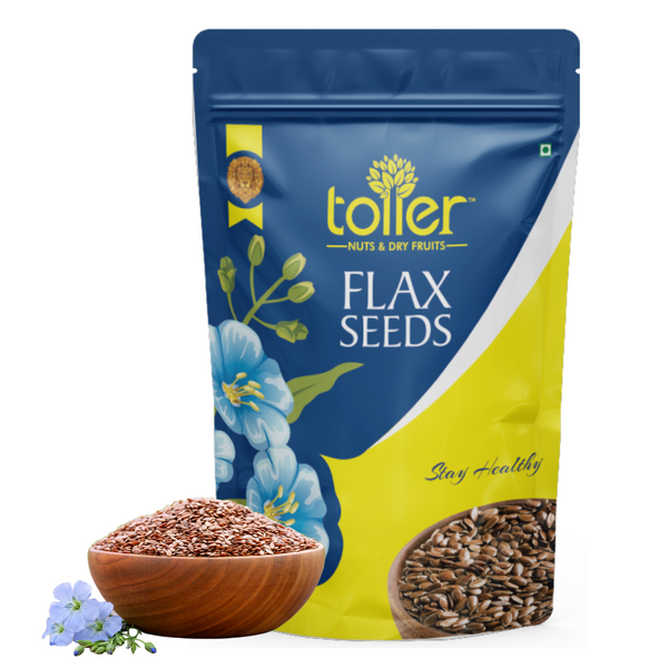 Toller Flax Seeds 200G | High in fiber | Packed with antioxidants | Rich in vitamins and mineral