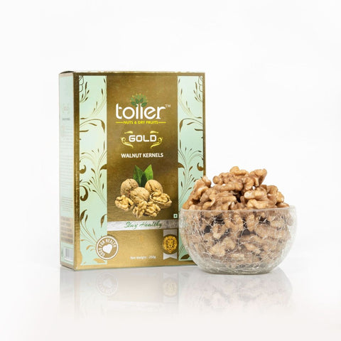 Toller 4 PC Gold Walnut Kernels