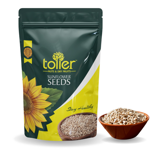 TOLLER Sunflower SEEDS 200G | HIGH IN FIBER | PACKED WITH ANTIOXIDANTS | RICH IN VITAMINS AND MINERALS