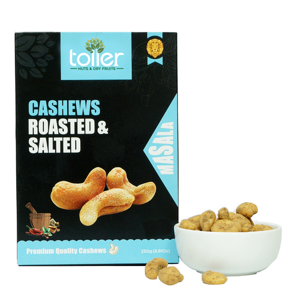 toller Roasted and Salted Masala Cashew - 250G